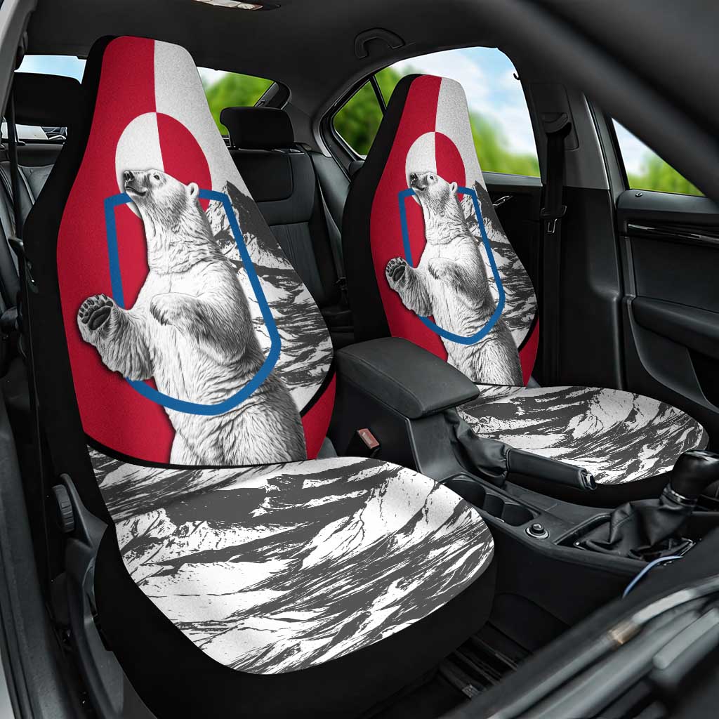 Greenland Pride Car Seat Cover The Spirit of the Arctic Bear