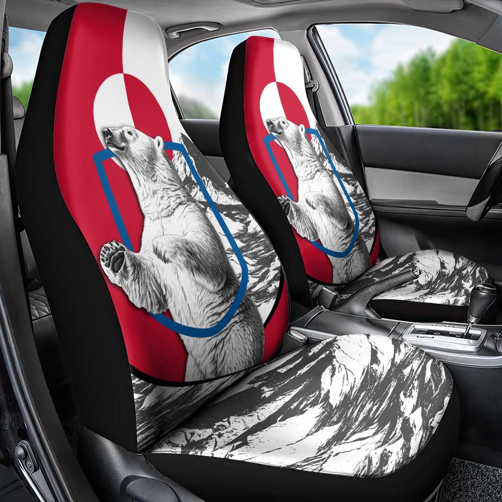 Greenland Pride Car Seat Cover The Spirit of the Arctic Bear