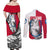Greenland Pride Couples Matching Off Shoulder Maxi Dress and Long Sleeve Button Shirt The Spirit of the Arctic Bear