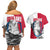 Greenland Pride Couples Matching Off Shoulder Short Dress and Hawaiian Shirt The Spirit of the Arctic Bear