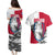 Greenland Pride Couples Matching Puletasi and Hawaiian Shirt The Spirit of the Arctic Bear