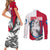 Greenland Pride Couples Matching Short Sleeve Bodycon Dress and Long Sleeve Button Shirt The Spirit of the Arctic Bear