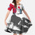 Greenland Pride Family Matching Off The Shoulder Long Sleeve Dress and Hawaiian Shirt The Spirit of the Arctic Bear