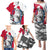 Greenland Pride Family Matching Puletasi and Hawaiian Shirt The Spirit of the Arctic Bear