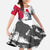 Greenland Pride Family Matching Short Sleeve Bodycon Dress and Hawaiian Shirt The Spirit of the Arctic Bear