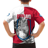 Greenland Pride Family Matching Summer Maxi Dress and Hawaiian Shirt The Spirit of the Arctic Bear