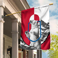 Greenland Pride Garden Flag The Spirit of the Arctic Bear