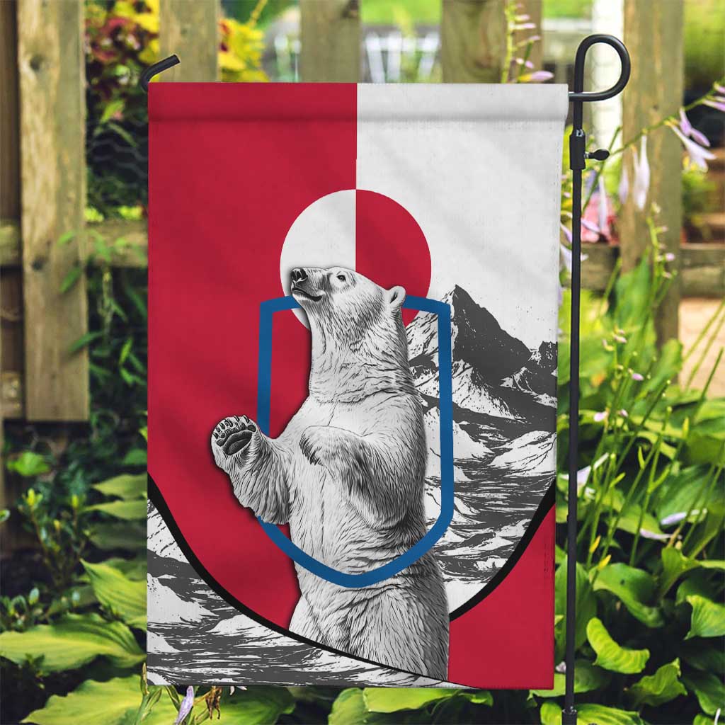 Greenland Pride Garden Flag The Spirit of the Arctic Bear