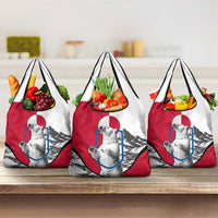 Greenland Pride Grocery Bag The Spirit of the Arctic Bear