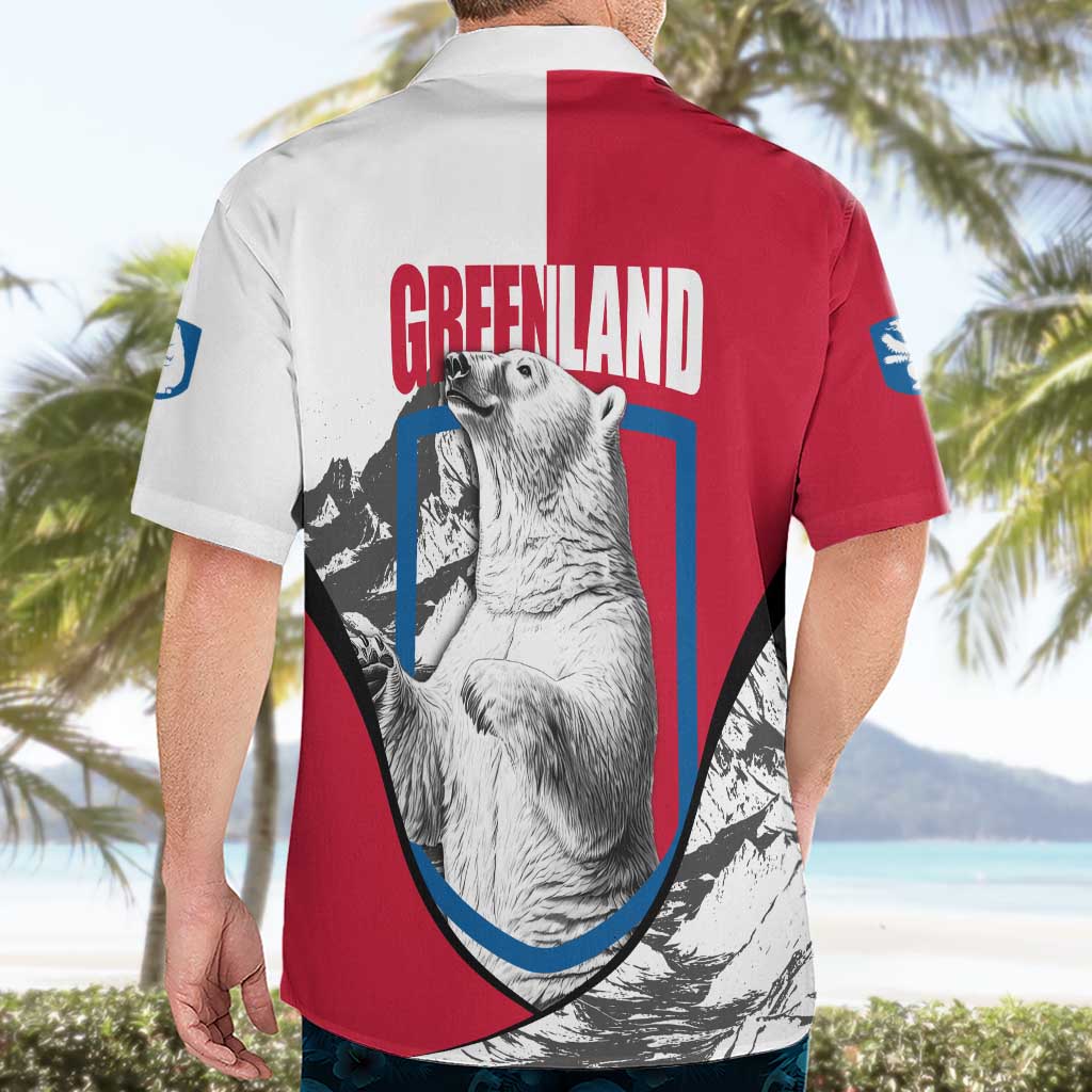 Greenland Pride Hawaiian Shirt The Spirit of the Arctic Bear