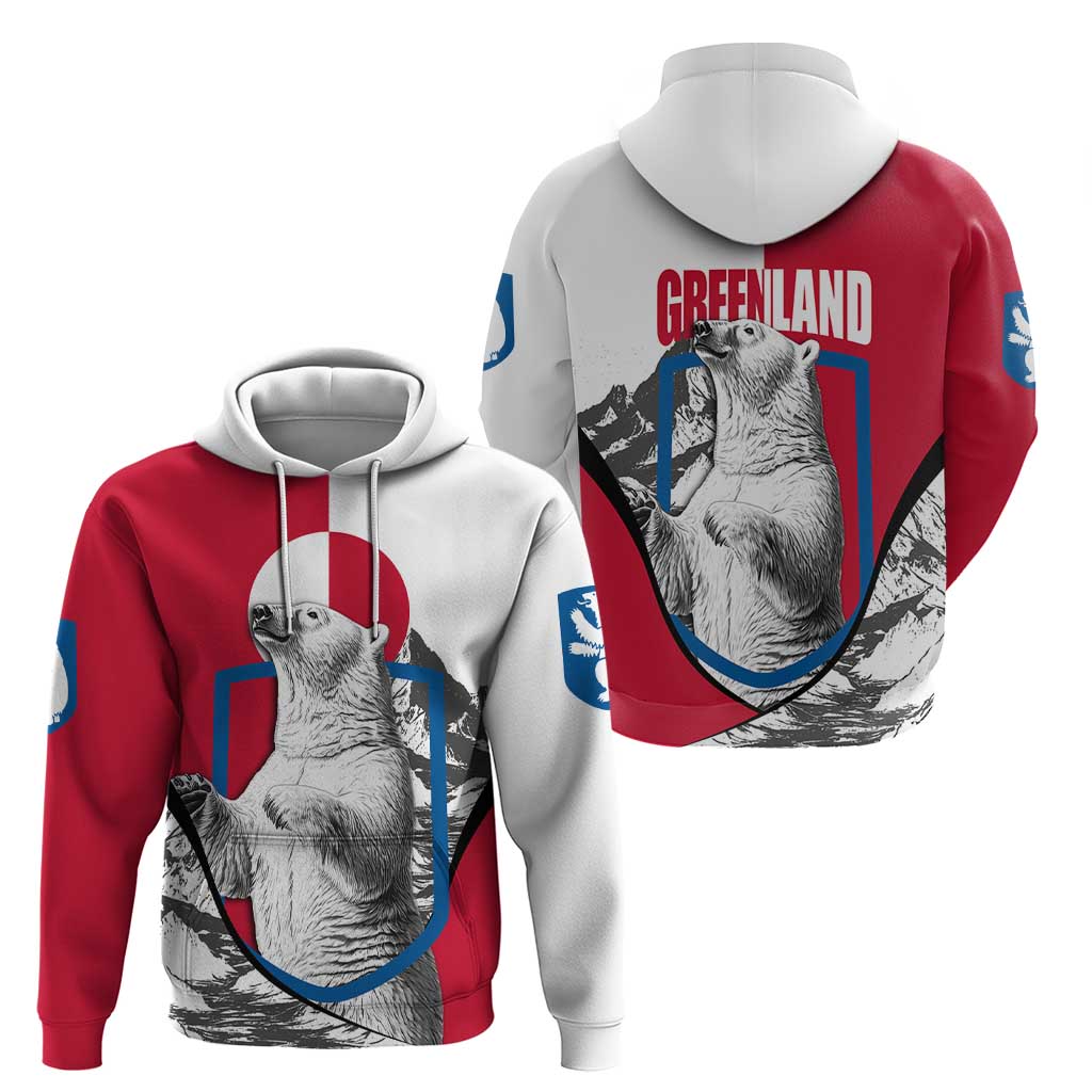 Greenland Pride Hoodie The Spirit of the Arctic Bear