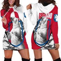 Greenland Pride Hoodie Dress The Spirit of the Arctic Bear