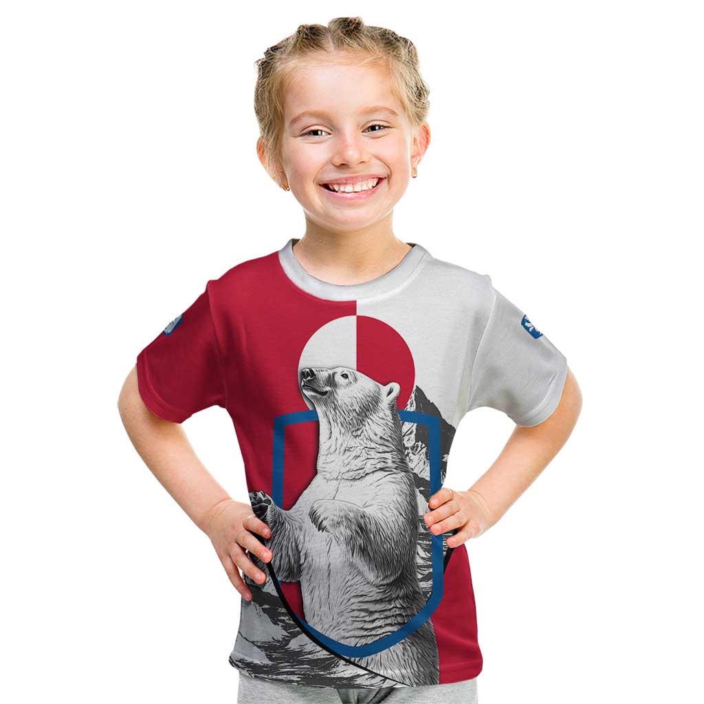 Greenland Pride Kid T Shirt The Spirit of the Arctic Bear