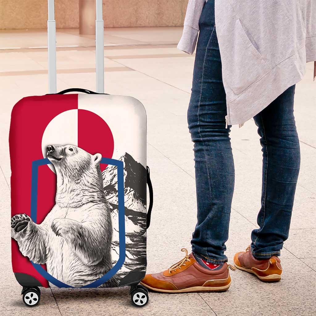 Greenland Pride Luggage Cover The Spirit of the Arctic Bear