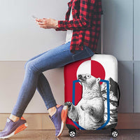 Greenland Pride Luggage Cover The Spirit of the Arctic Bear