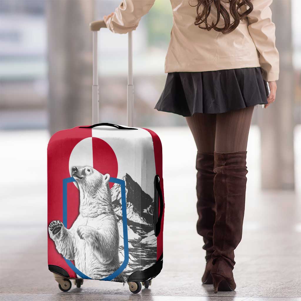 Greenland Pride Luggage Cover The Spirit of the Arctic Bear