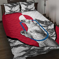 Greenland Pride Quilt Bed Set The Spirit of the Arctic Bear