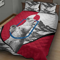 Greenland Pride Quilt Bed Set The Spirit of the Arctic Bear