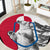 Greenland Pride Round Carpet The Spirit of the Arctic Bear