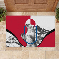 Greenland Pride Rubber Doormat The Spirit of the Arctic Bear