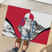 Greenland Pride Rubber Doormat The Spirit of the Arctic Bear