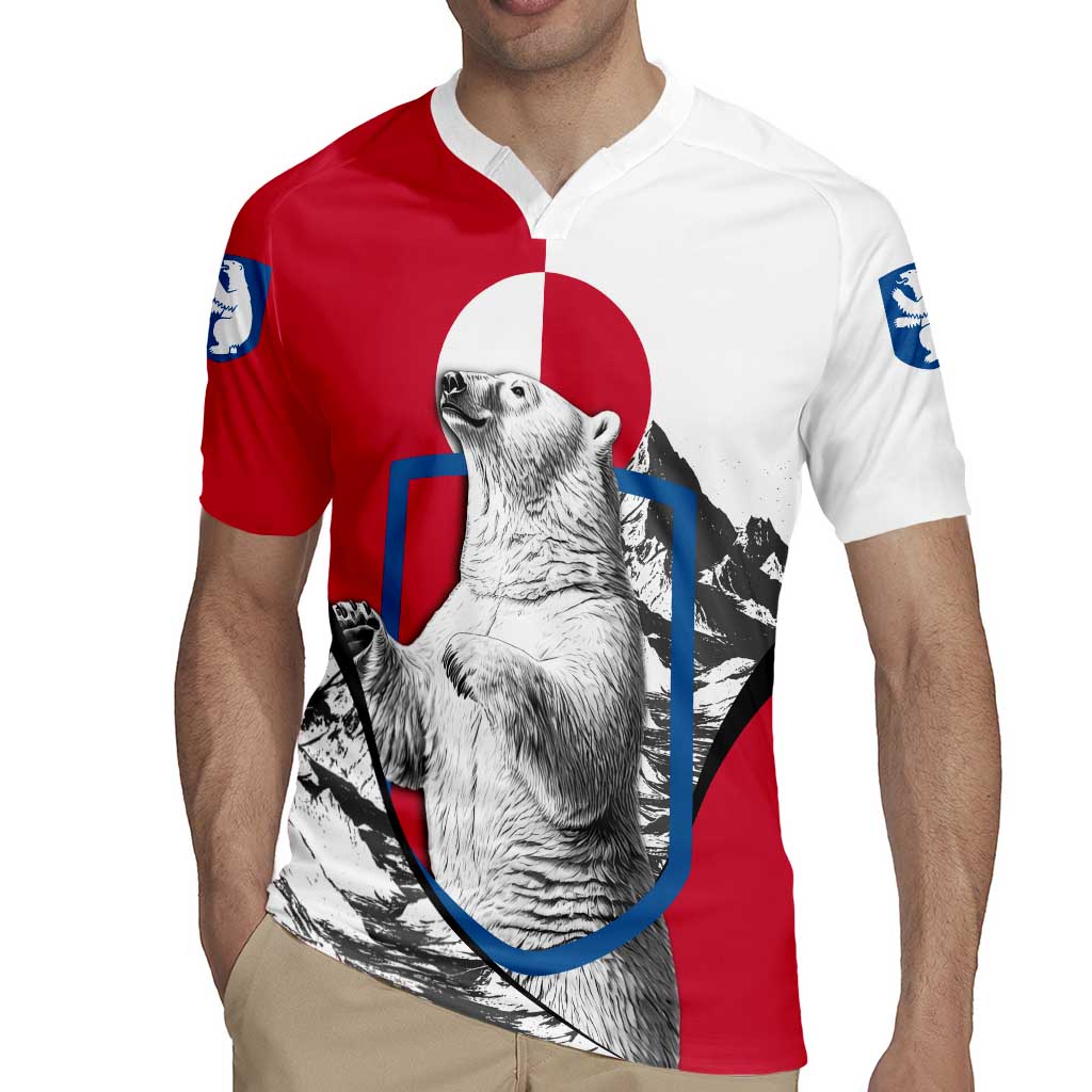 Greenland Pride Rugby Jersey The Spirit of the Arctic Bear