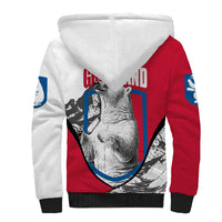 Greenland Pride Sherpa Hoodie The Spirit of the Arctic Bear