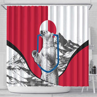 Greenland Pride Shower Curtain The Spirit of the Arctic Bear