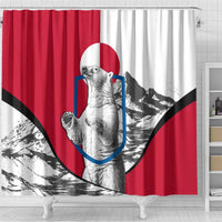 Greenland Pride Shower Curtain The Spirit of the Arctic Bear
