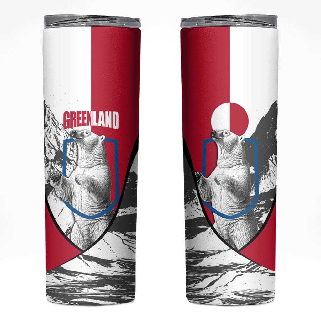 Greenland Pride Skinny Tumbler The Spirit of the Arctic Bear