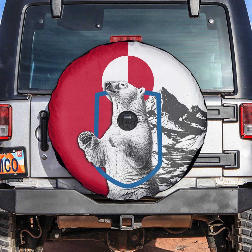 Greenland Pride Spare Tire Cover The Spirit of the Arctic Bear