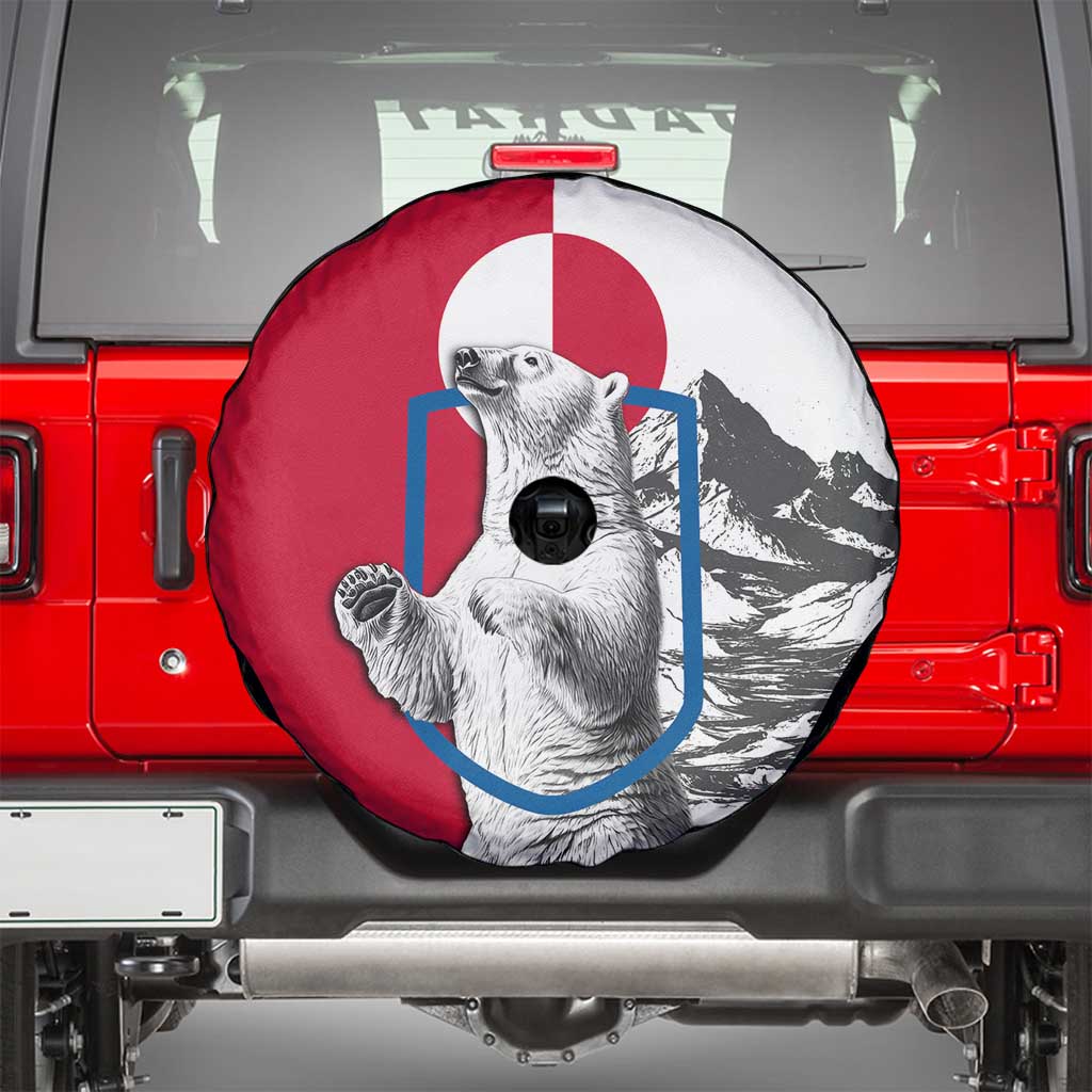 Greenland Pride Spare Tire Cover The Spirit of the Arctic Bear