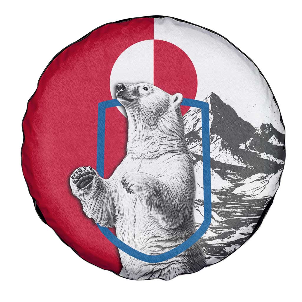 Greenland Pride Spare Tire Cover The Spirit of the Arctic Bear