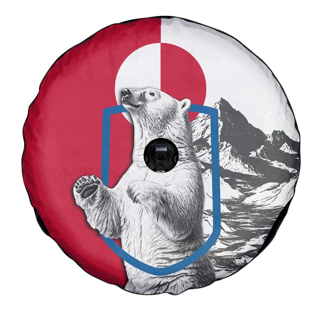 Greenland Pride Spare Tire Cover The Spirit of the Arctic Bear