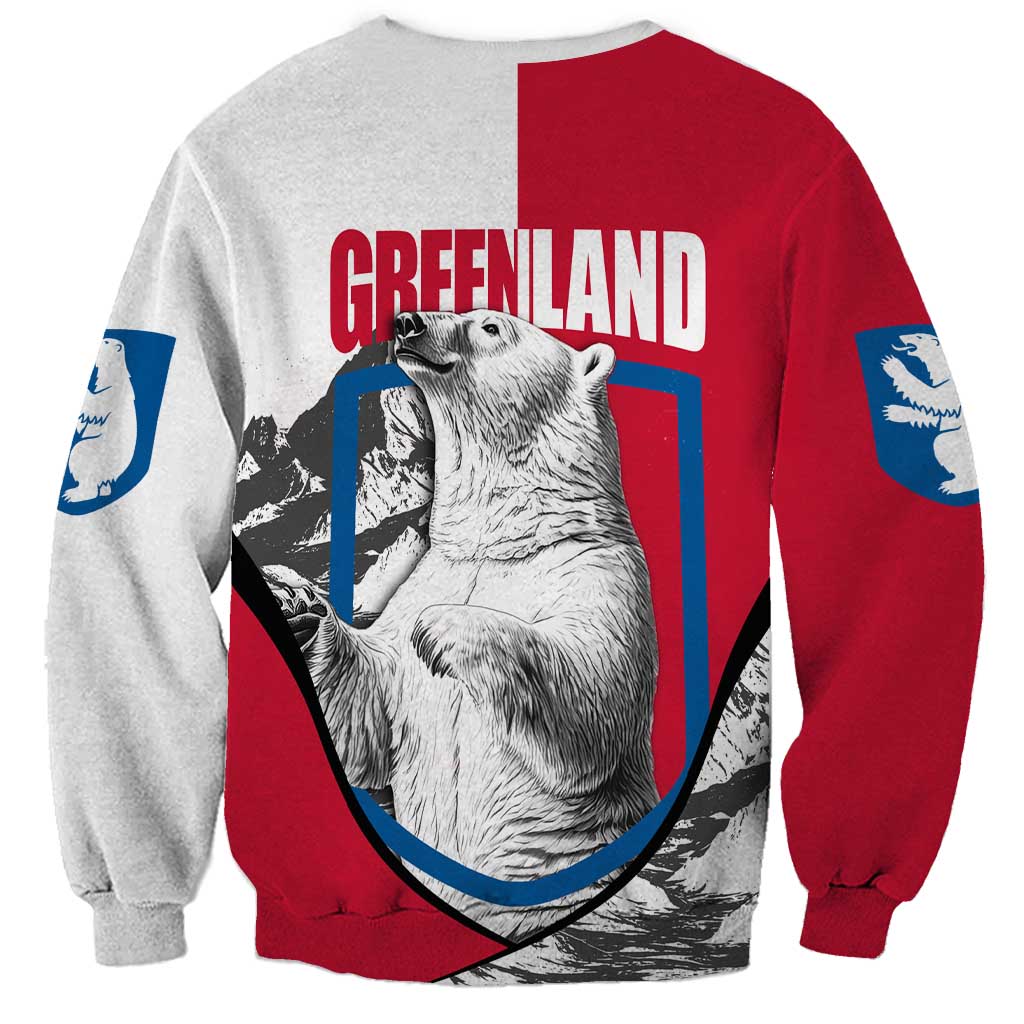 Greenland Pride Sweatshirt The Spirit of the Arctic Bear