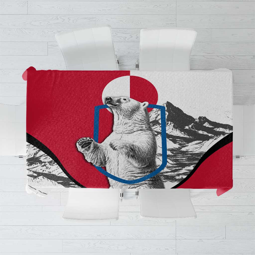Greenland Pride Tablecloth The Spirit of the Arctic Bear