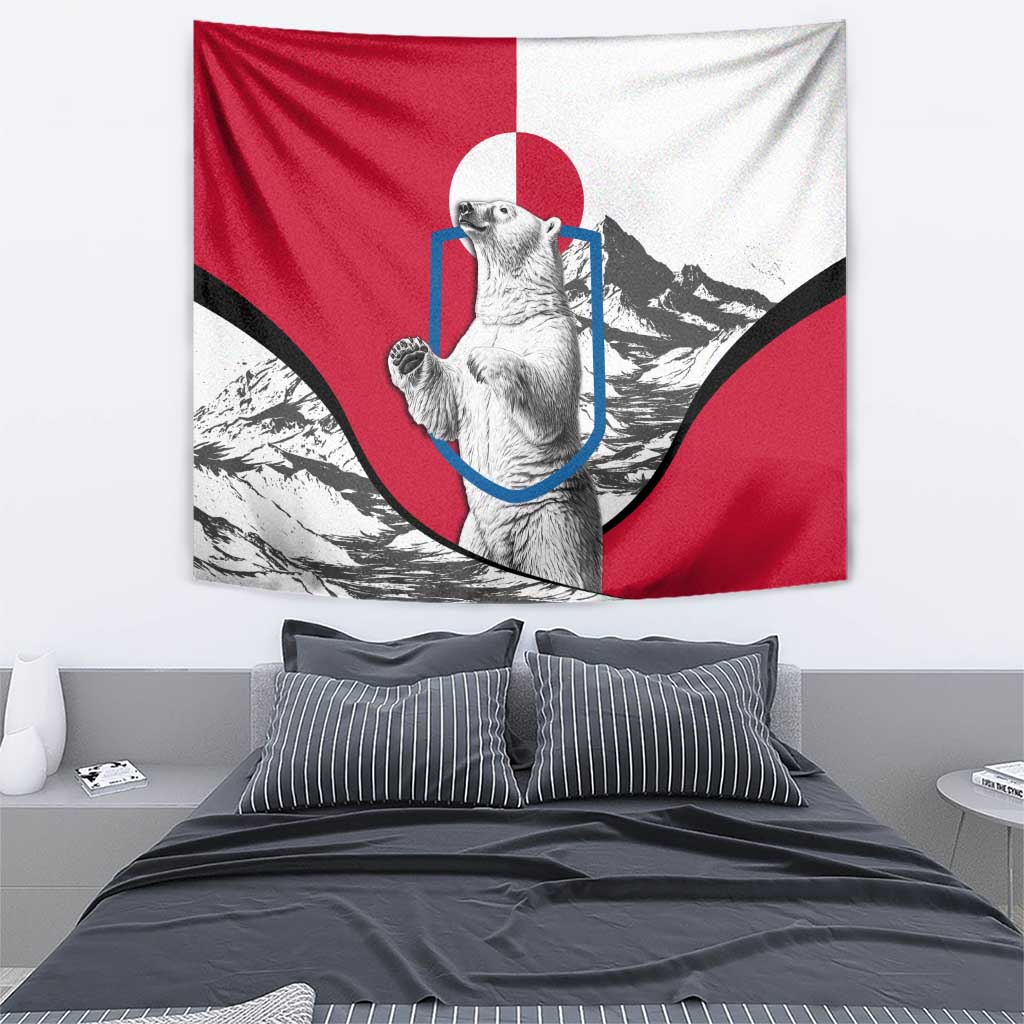 Greenland Pride Tapestry The Spirit of the Arctic Bear