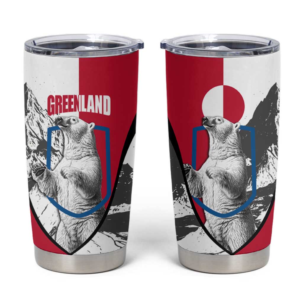 Greenland Pride Tumbler Cup The Spirit of the Arctic Bear