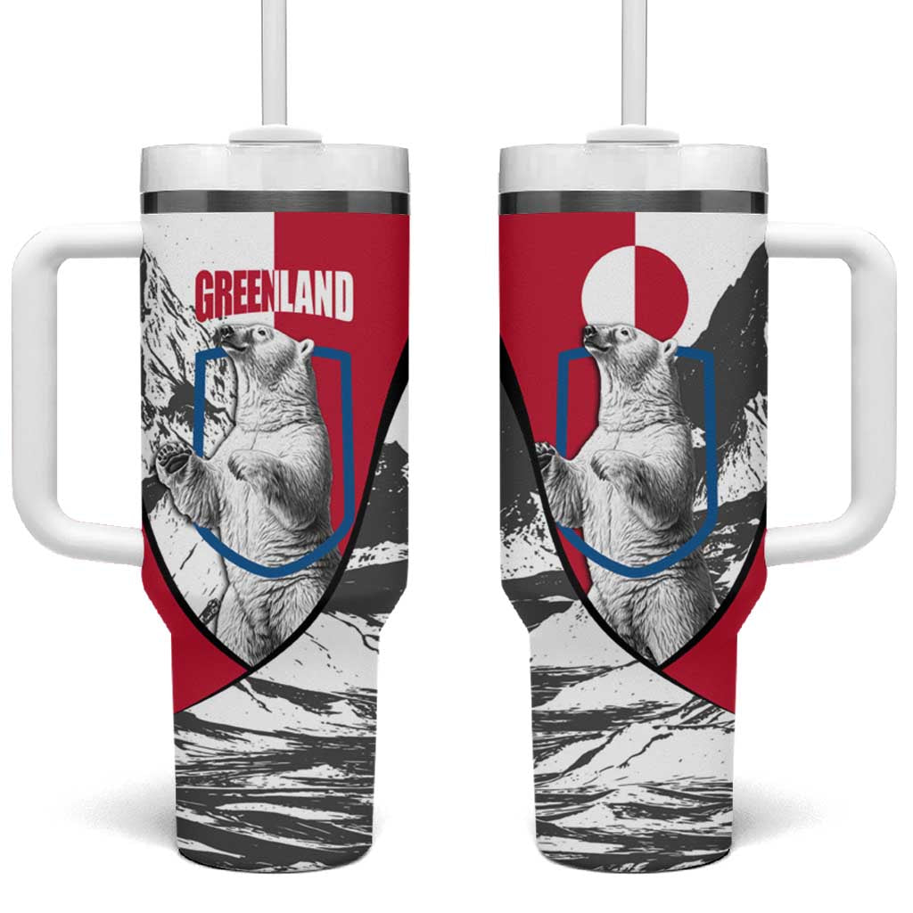 Greenland Pride Tumbler With Handle The Spirit of the Arctic Bear