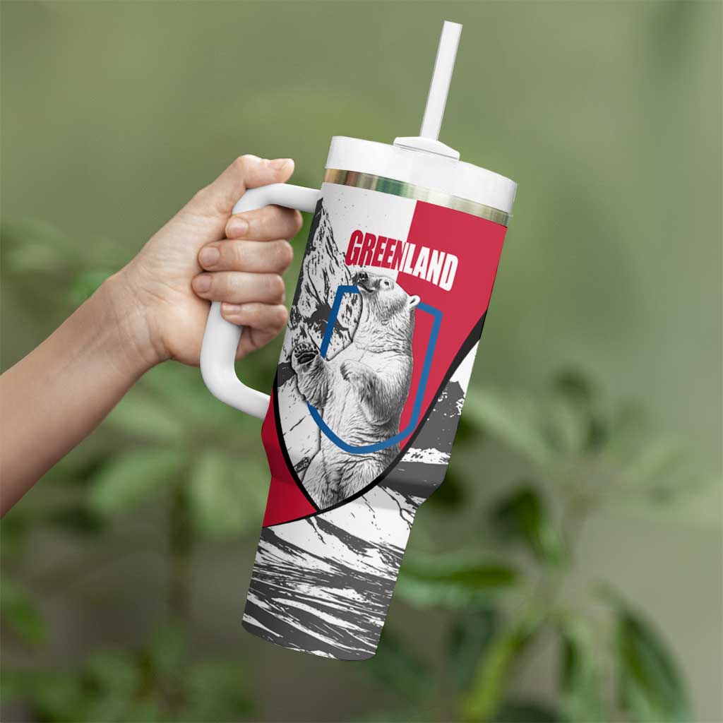 Greenland Pride Tumbler With Handle The Spirit of the Arctic Bear