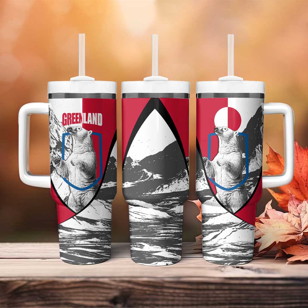 Greenland Pride Tumbler With Handle The Spirit of the Arctic Bear