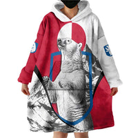 Greenland Pride Wearable Blanket Hoodie The Spirit of the Arctic Bear