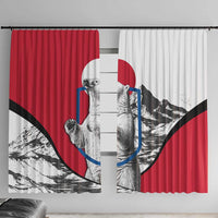 Greenland Pride Window Curtain The Spirit of the Arctic Bear