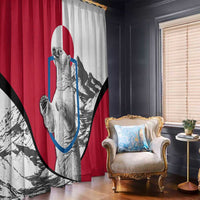 Greenland Pride Window Curtain The Spirit of the Arctic Bear