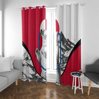 Greenland Pride Window Curtain The Spirit of the Arctic Bear