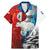 Kalaallit Nunaat Pride Family Matching Mermaid Dress and Hawaiian Shirt Polar Bear Spirit in Stained Glass Style