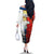 Kalaallit Nunaat Pride Family Matching Off The Shoulder Long Sleeve Dress and Hawaiian Shirt Polar Bear Spirit in Stained Glass Style