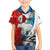 Kalaallit Nunaat Pride Family Matching Off Shoulder Maxi Dress and Hawaiian Shirt Polar Bear Spirit in Stained Glass Style