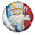 Kalaallit Nunaat Pride Spare Tire Cover Polar Bear Spirit in Stained Glass Style
