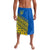Ukraine Heritage Pride – Vyshyvanka Pattern Lavalava with National Symbol in Blue & Yellow